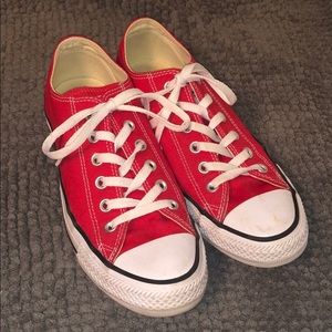 Red Low Top Converse
